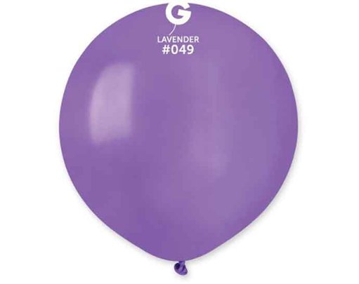 25PK 19in LAVENDER GEMAR LATEX