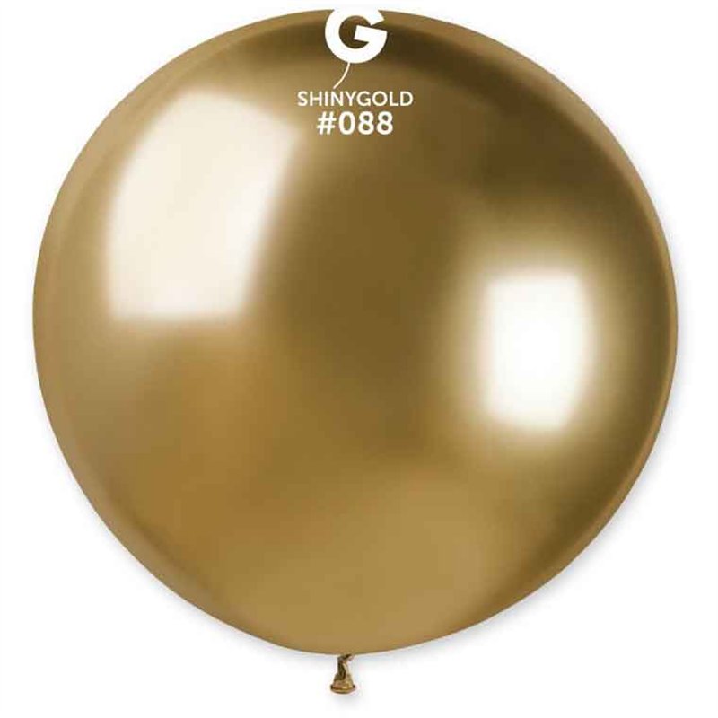 1PK 30in SHINY GOLD GEMAR LATEX