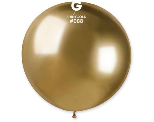 1PK 30in SHINY GOLD GEMAR LATEX