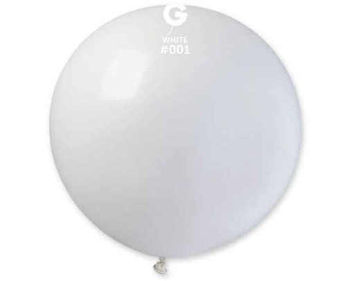 1PK 30in WHITE GEMAR LATEX