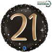 18in SPARKLING 21 FOIL BALLOON