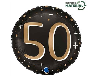 18in SPARKLING 50 FOIL BALLOON
