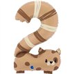 48in THE PUPPYLOONS NUMBER 2 CAT FOIL BALLOON