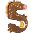 48in THE PUPPYLOONS NUMBER 5 HORSE FOIL BALLOON