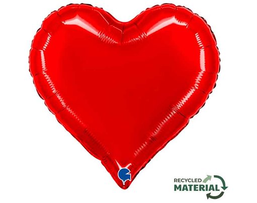 18in SWEETIE HEART RED FOIL BALLOON