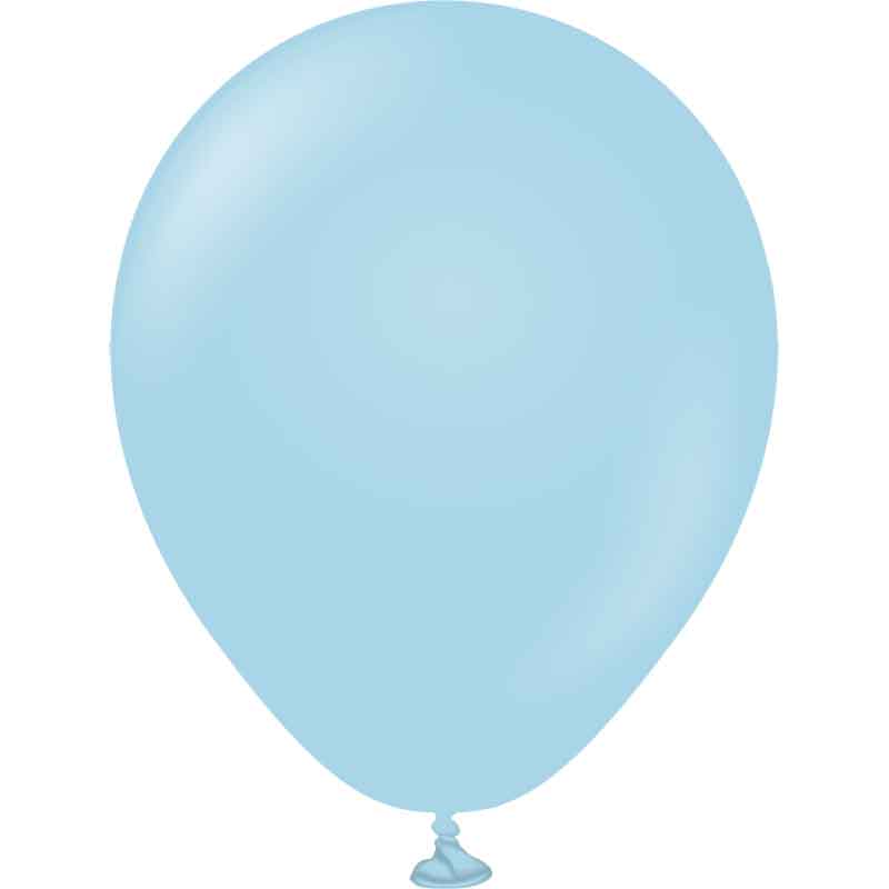 100PK 5in MACARON BLUE KALISAN LATEX