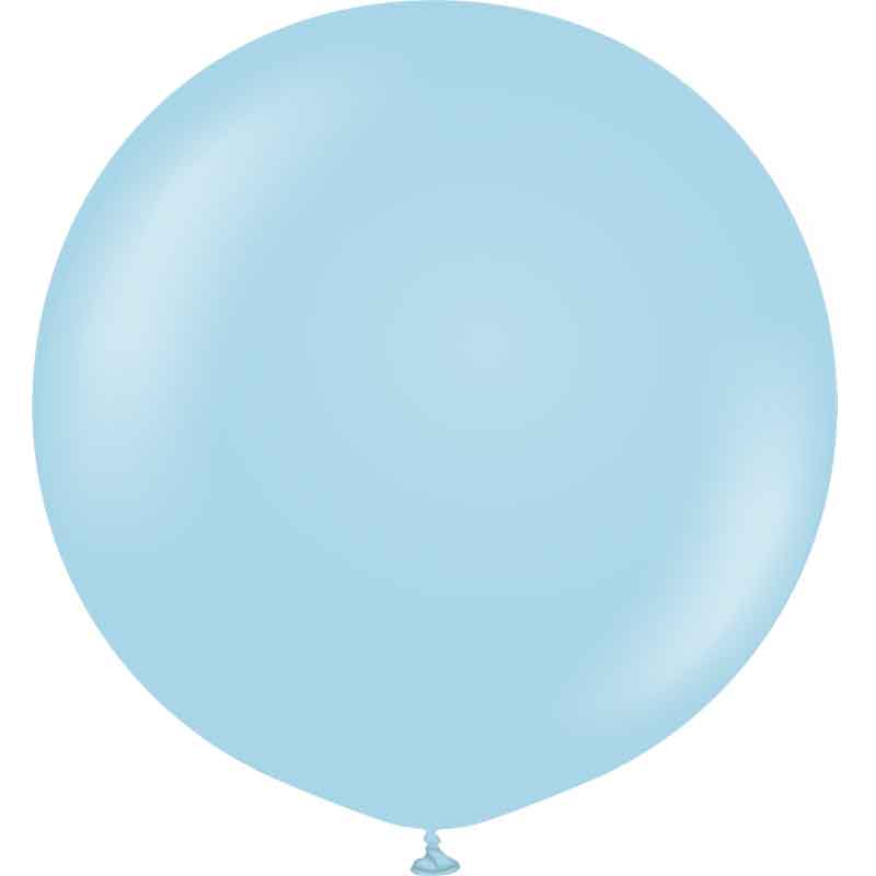 25PK 24in MACARON BLUE KALISAN LATEX