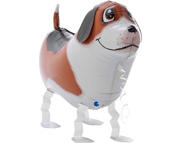 25in BOBBY THE DOG PET WALKER FOIL BALLOON