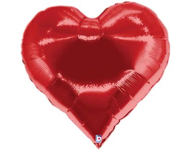 30in CASINO HEART FOIL BALLOON