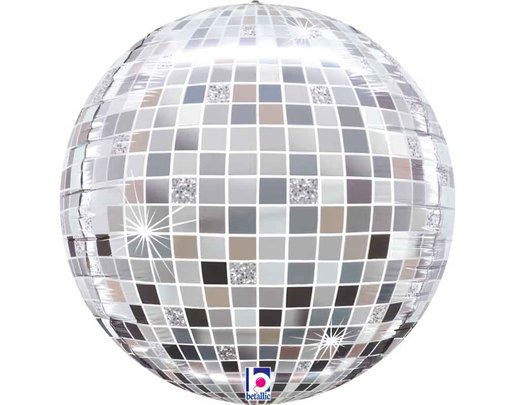 15in DISCO BALL GLOBE FOIL BALLOON