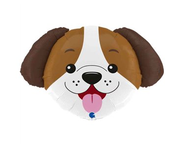 33in DOG HEAD FOIL BALLOON