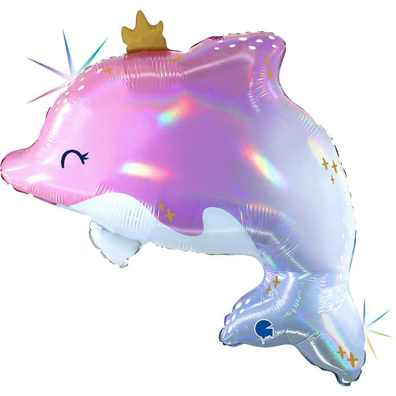 32in GLOWY DOLPHIN FOIL BALLOON