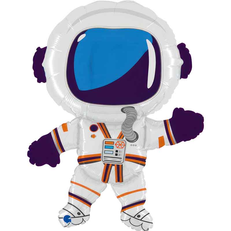 36in HAPPY ASTRONAUT FOIL BALLOON