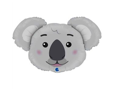 37in KOALA HEAD FOIL BALLOON