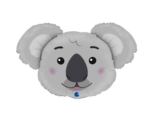 37in KOALA HEAD FOIL BALLOON