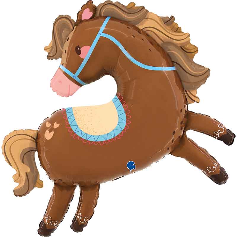 48in LOVELY HORSE FOIL BALLOON
