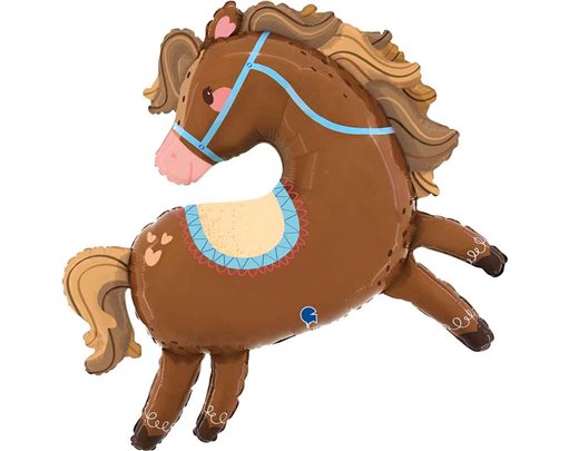 48in LOVELY HORSE FOIL BALLOON