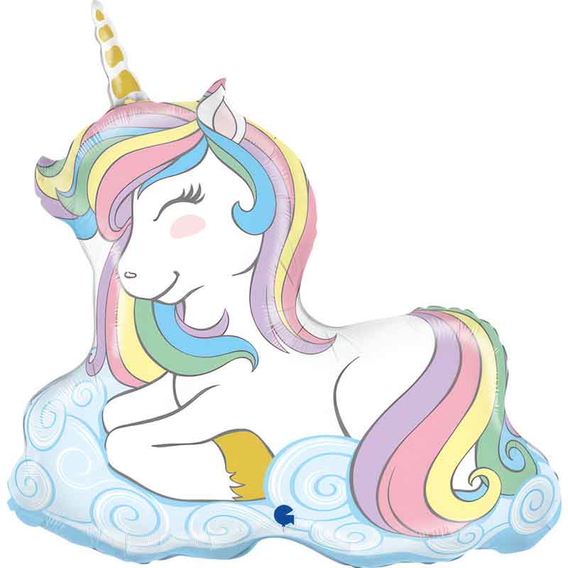 39in MACARON UNICORN FOIL BALLOON