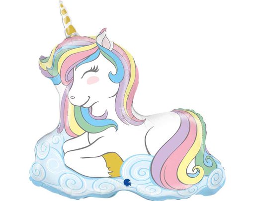 39in MACARON UNICORN FOIL BALLOON