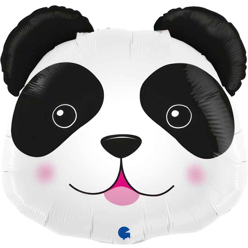 29in PANDA HEAD FOIL BALLOON