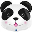 29in PANDA HEAD FOIL BALLOON
