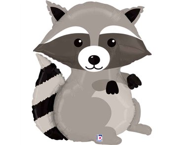 36in WOODLAND RACCOON FOIL BALLOON