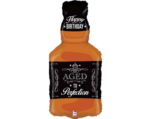 34in AGED TO PERFECTION FOIL BALLOON