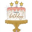 33in BIRTHDAY CAKE CONFETTI FOIL BALLOON