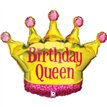 36in BIRTHDAY QUEEN FOIL BALLOON