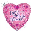 18in HAPPY BIRTHDAY TIARA FOIL BALLOON