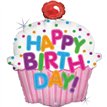 31in HAPPY BIRTHDAY CUPCAKE FOIL BALLOON