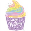 27in PASTEL BIRTHDAY CUPCAKE FOIL BALLOON