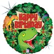 18in DINOSAUR BIRTHDAY FOIL BALLOON