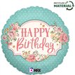 18in VINTAGE BIRTHDAY FOIL BALLOON