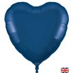 36in NAVY BLUE HEART FOIL BALLOON