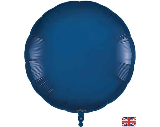 36in NAVY BLUE ROUND FOIL BALLOON