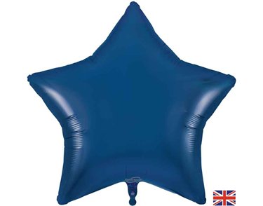 36in NAVY BLUE STAR FOIL BALLOON