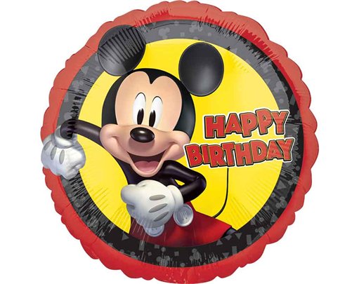 18in MICKEY MOUSE FOREVER BIRTHDAY FOIL BALLOON