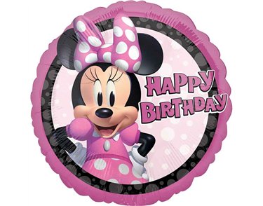 18in MINNIE MOUSE FOREVER BIRTHDAY FOIL BALLOON