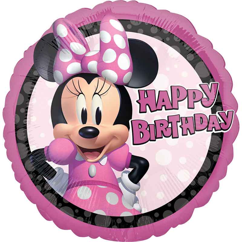 18in MINNIE MOUSE FOREVER BIRTHDAY FOIL BALLOON
