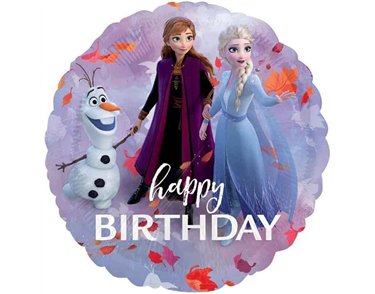 18in FROZEN 2 HAPPY BIRTHDAY FOIL BALLOON