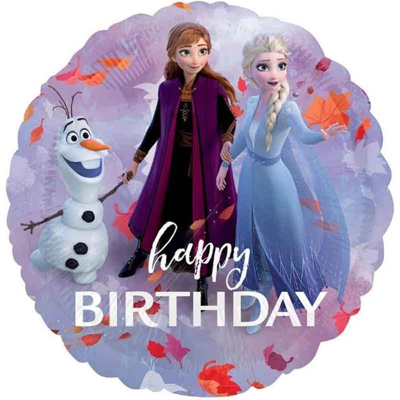 18in FROZEN 2 HAPPY BIRTHDAY FOIL BALLOON
