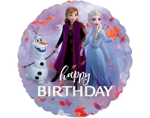 18in FROZEN 2 HAPPY BIRTHDAY FOIL BALLOON