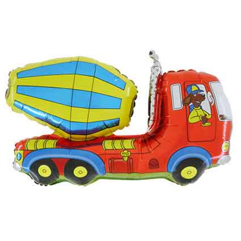 30in MIXER TRUCK FOIL BALLOON