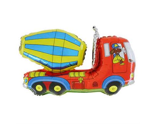 30in MIXER TRUCK FOIL BALLOON