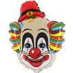 30in RUDOLF CLOWN FOIL BALLOON
