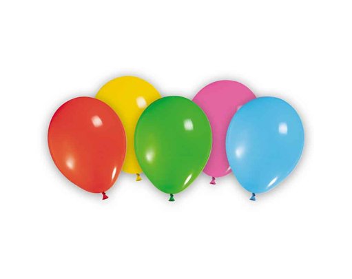 30PK ASST COLOURS METALLIC PASTEL BALLOONS