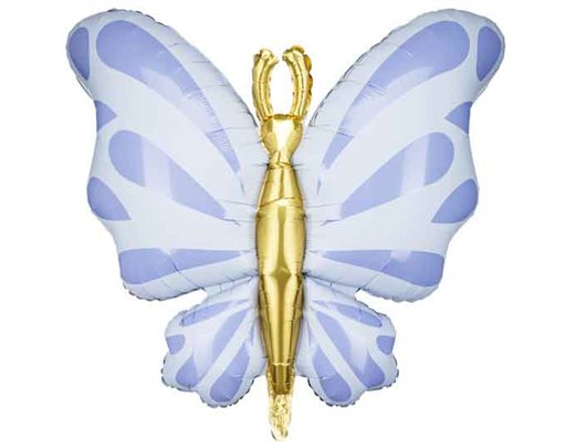 69X69cm BLUE BUTTERFLY FOIL BALLOON