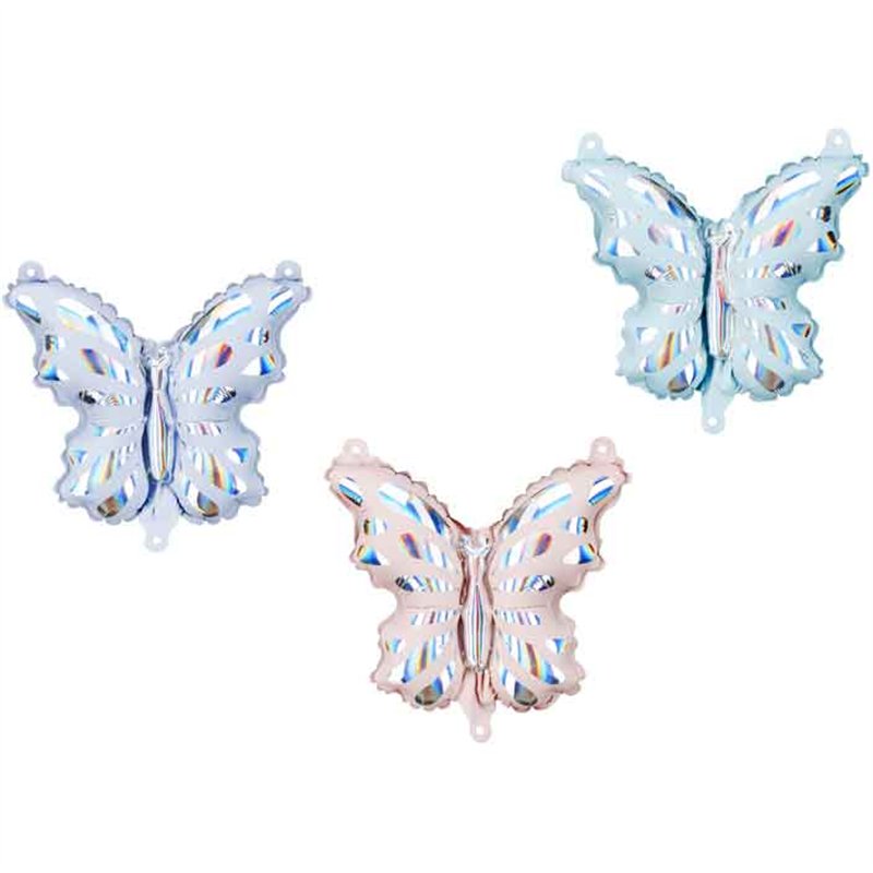 19x23cm BUTTERFLIES FOR GARLAND AIR FILL FOIL BALLOONS