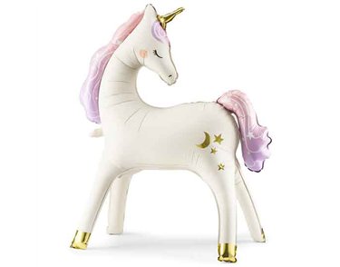 95x86cm UNICORN STANDING FOIL BALLOON